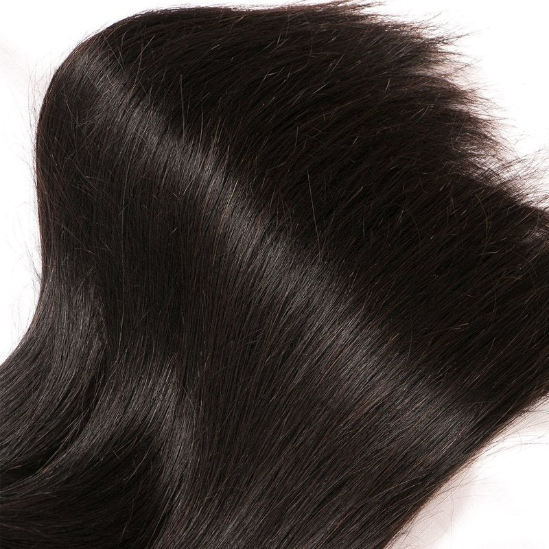 Human Hair Bundles - 100% Unprocessed Brazilian Virgin Hair | Thick, Silky Straight Extensions 10-14 Inch