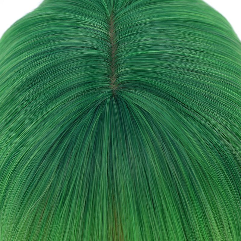 PATTNIUM Long Wavy Wig with Bangs Wig for Women Long Wig Cosplay Wig Heat Resistant Synthetic Wig (Lime Green)