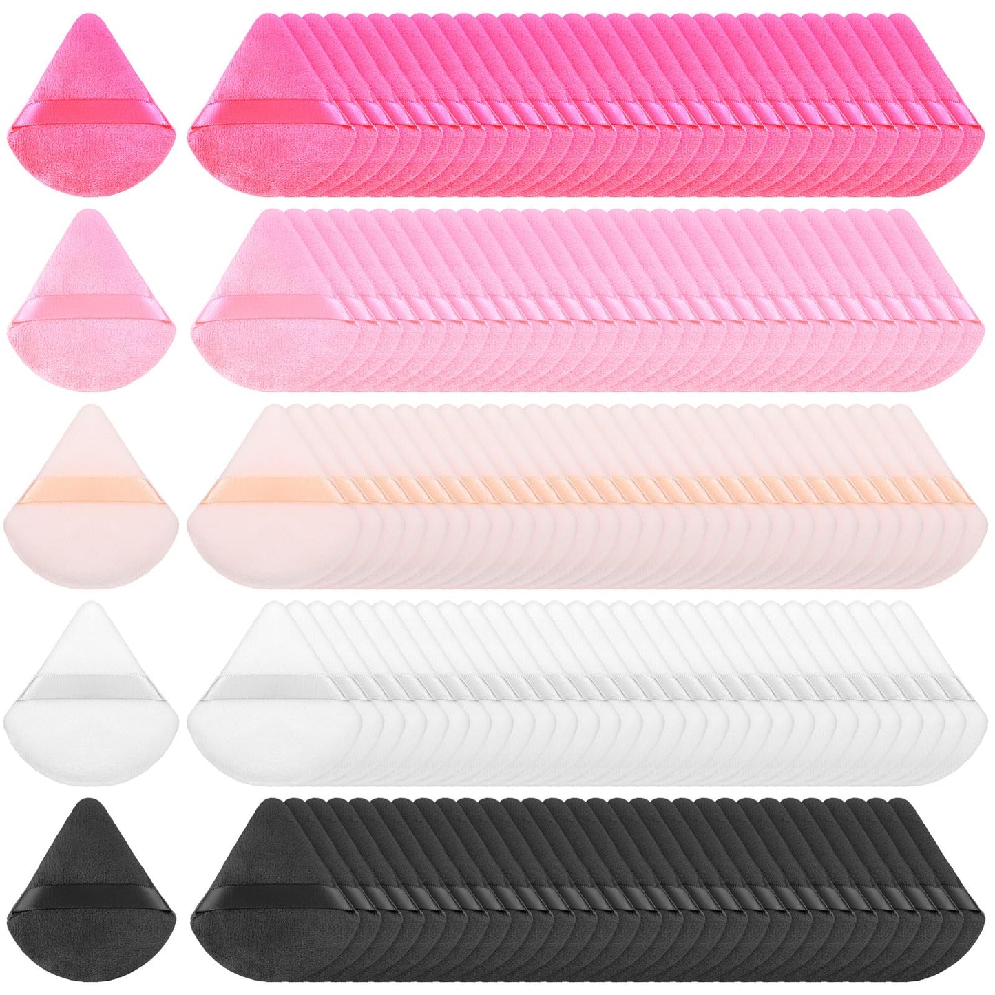 160 PCS Soft Dual-Use Makeup Sponge