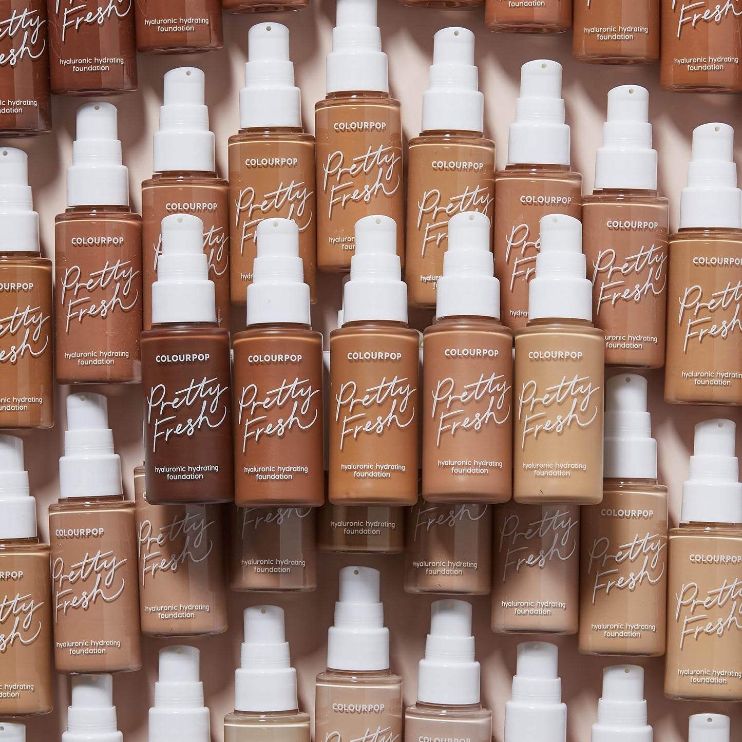 ColourPop Pretty Fresh Liquid Foundation - Hydrating Foundation with Medium, Buildable Coverage & a Natural Finish - Enriched with Hyaluronic Acid & Coconut Water - Light 45W (1 oz)
