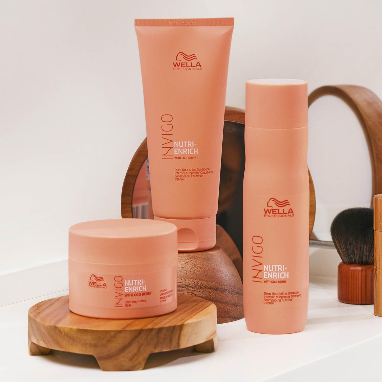 Wella Professionals Invigo Nutri-Enrich Conditioner - Deep Nourishing Formula for Dry Hair | Enriched with Goji Berry