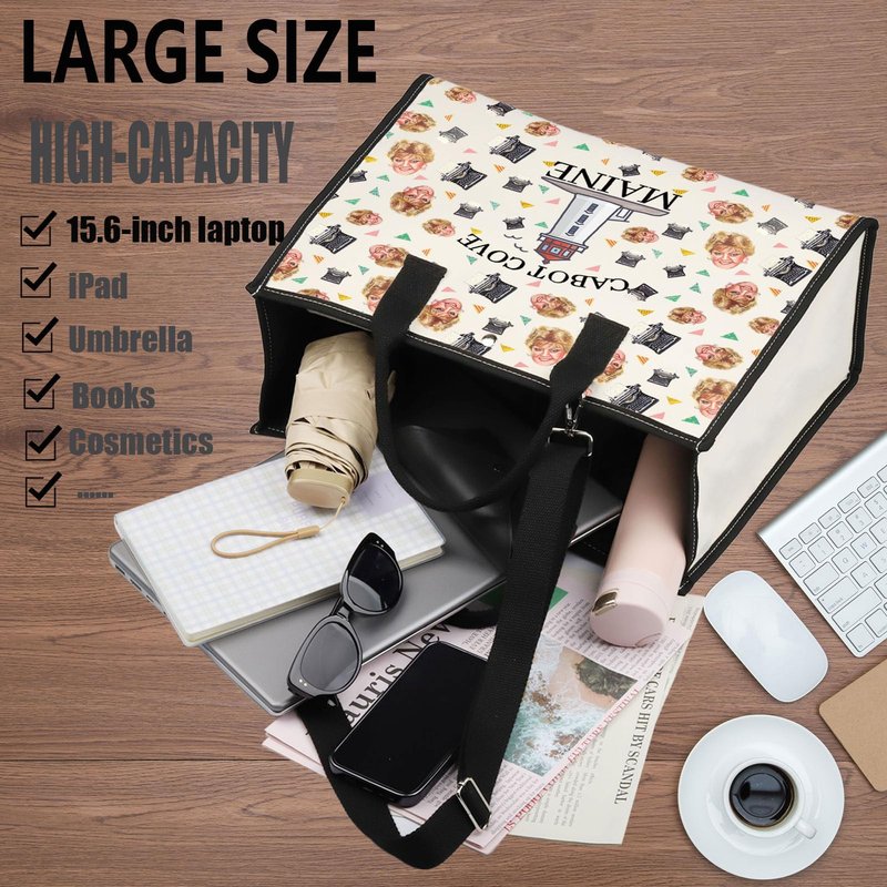WZMPA Jessica Cosmetic Bag Murder Mystery Fans Gift TV Show Makeup Zipper Pouch Bag 80s Murder Show Merchandise (Cove -TB)