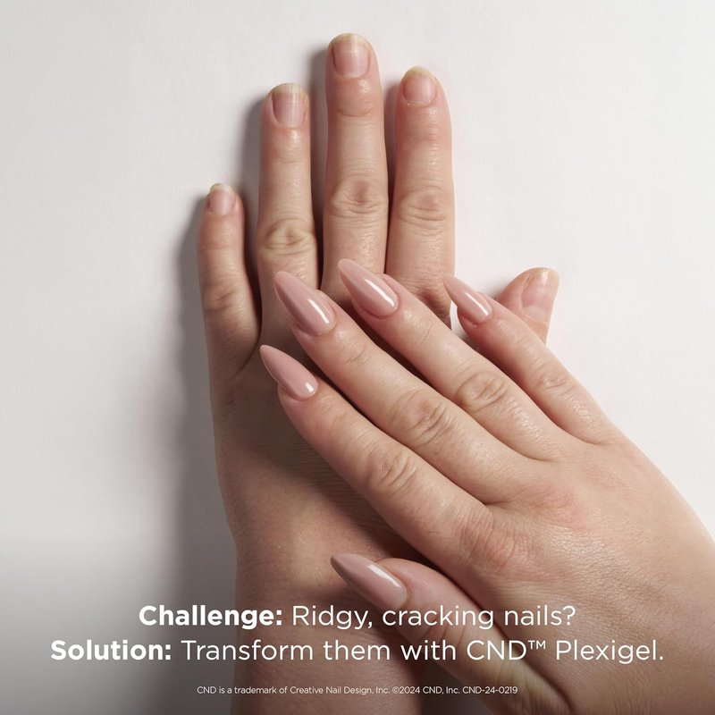 CND Plexigel Porcelain - Professional Nail Gel for Strong, Durable Nails | 0.5 Fl Oz