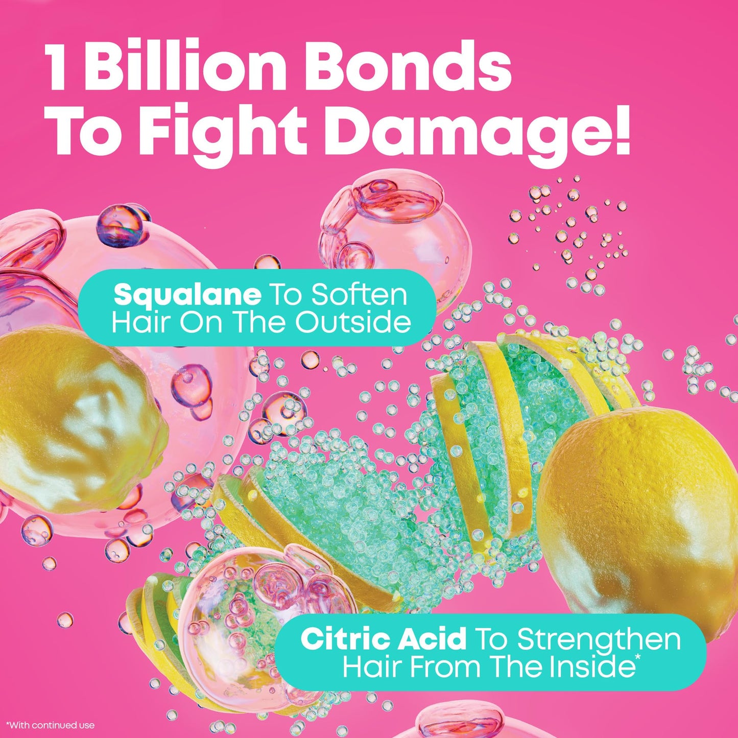 Matrix Instacure Build-A-Bond Super Sealing Leave-In Balm - Repairs & Seals Damaged Hair, Heat Protects and Smooths Frizz, With Citric Acid & Squalane, Vegan, Sulfate-Free, Paraben-Free