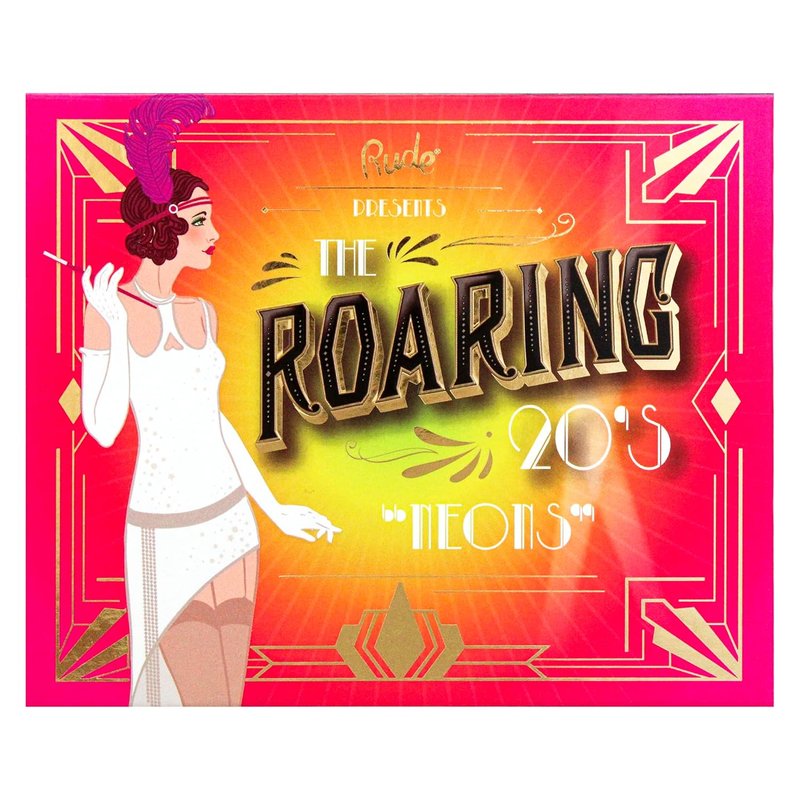 Neon Eyeshadow Palette - The Roaring 20s Vibrant Colors for Women | 0.85 oz