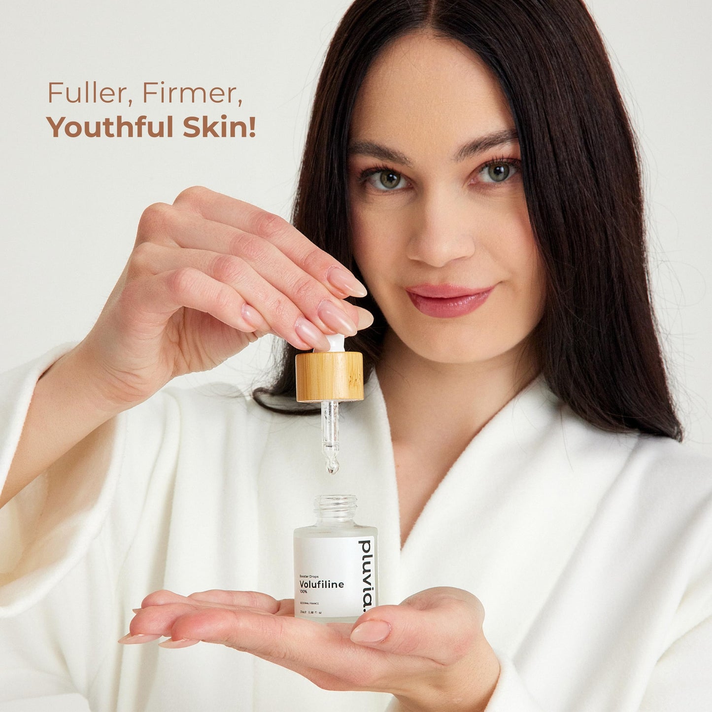 pluvia. Volufiline Ampoule Serum 100% pure from SEDERMA, France, 20ml (0.68 fl.oz) Patented Cosmetic Ingredient, Cosmetic Grade for Face and Body, Improve Skin Elasticity & Wrinkles, Boosts Collagen