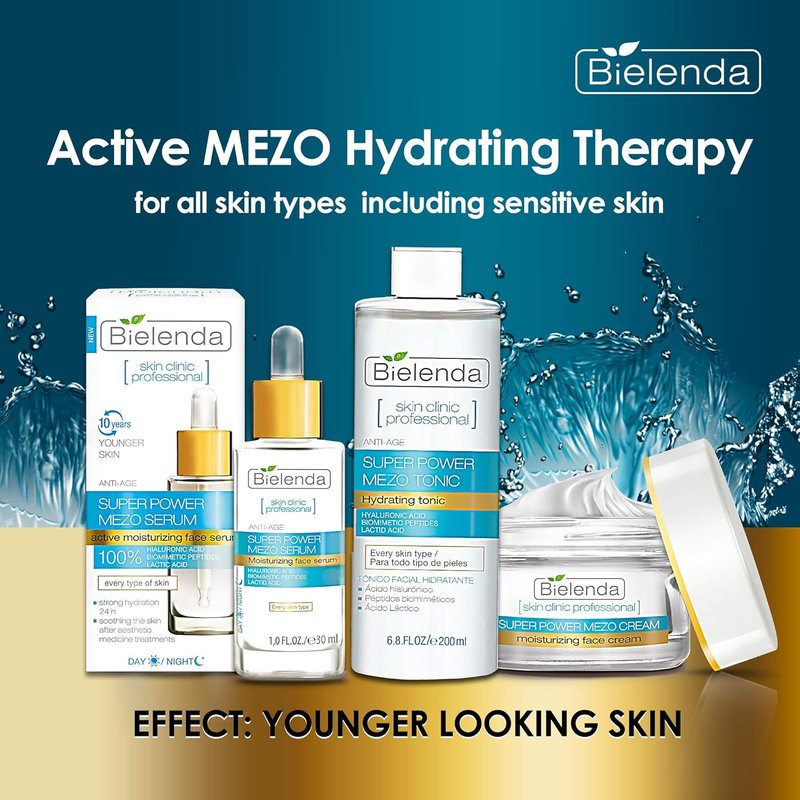 Bielenda Professional Mezo Serum - Hydrating Anti-Aging Formula | 30ml