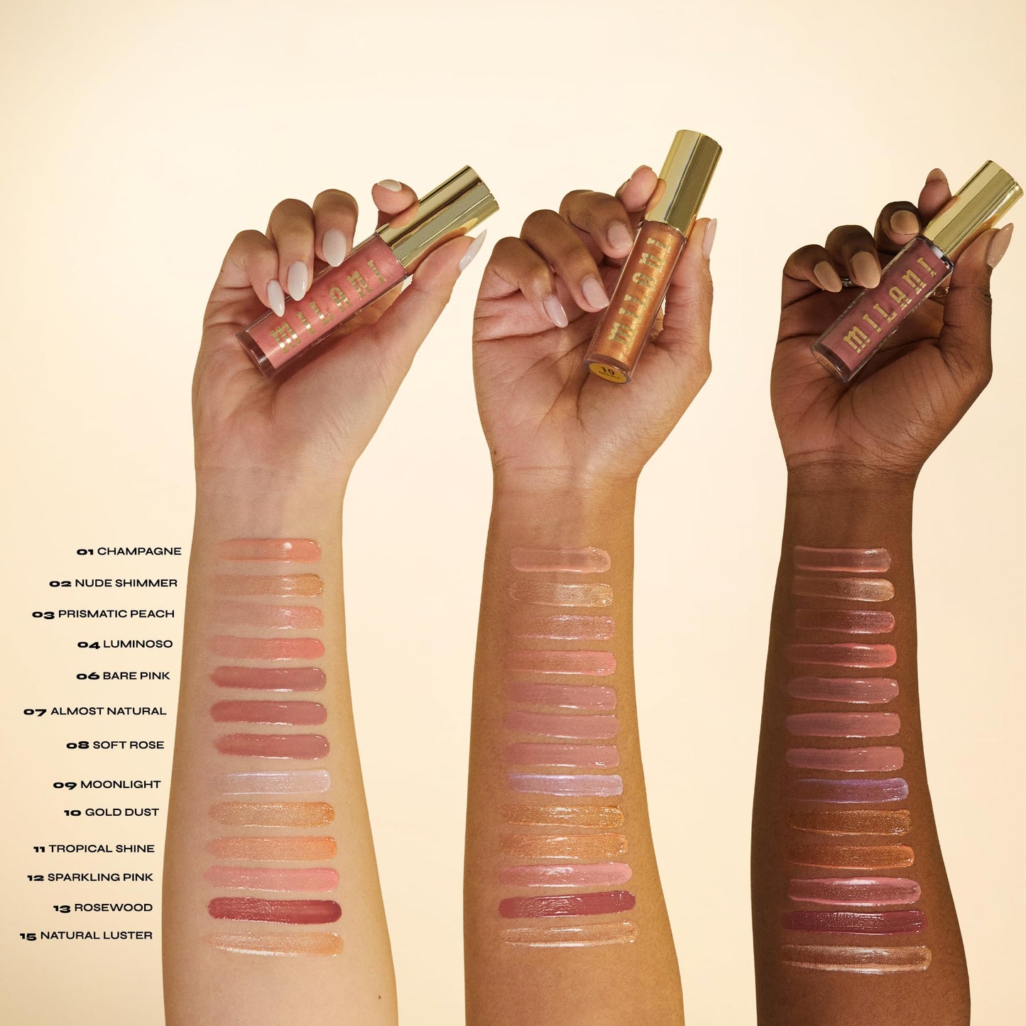 Milani Lip Gloss, Keep It Full Nourishing Lip Plumper with Hyaluronic Acid & Peptides for Soft, Fuller-Looking Lips (0.13 Fl. Oz.)