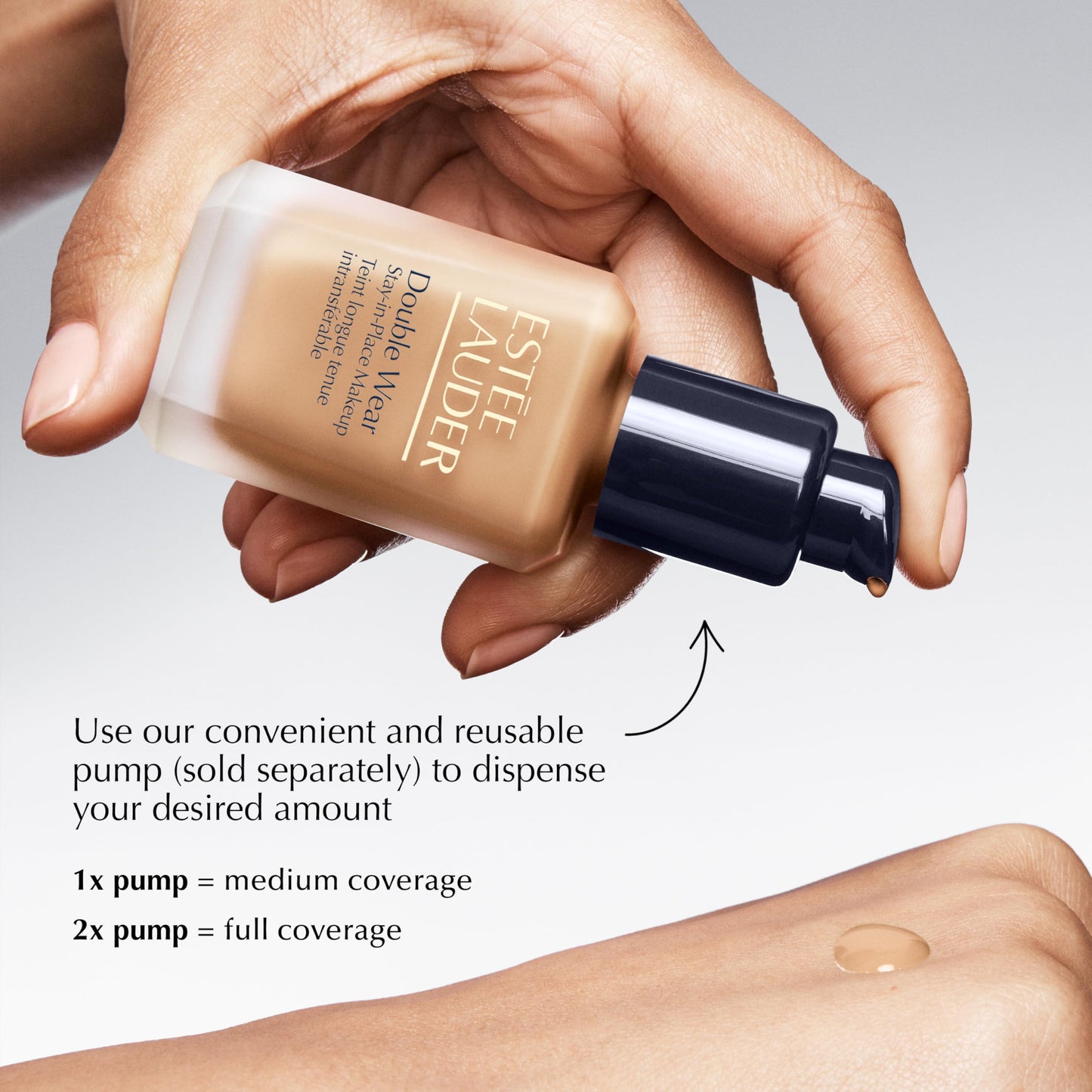 Estée Lauder Double Wear Stay-in-Place Foundation Makeup | 36-Hour Long-Wear Matte Foundation, 1 Fl Oz, 3W1 Tawny