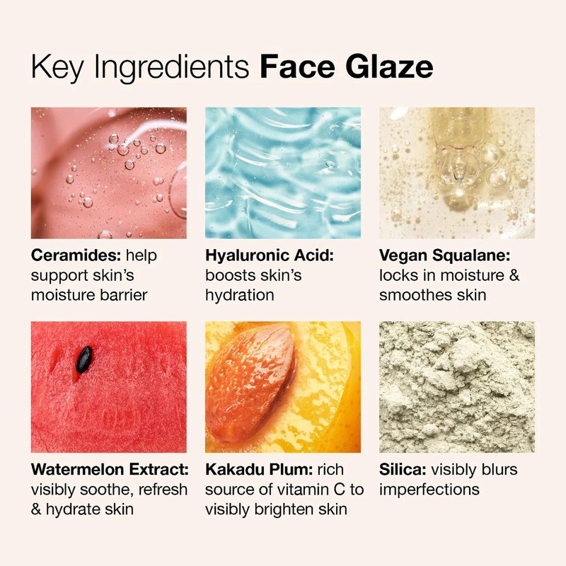 Innbeauty Project Face Glaze, Highlighting Cream, Skin Barrier Protect & Glow Moisturizer with Ceramides & Hydrating Actives, 0.85 OZ (25ml)