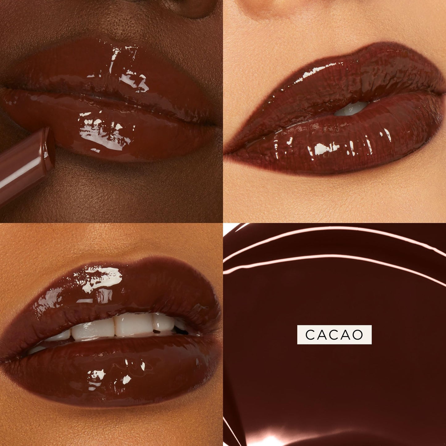 tarte maracuja juicy lip vinyl gloss – Hydrating & Volumizing Lipgloss Balm with Hyaluronic Acid, Vitamin E to Plump & Moisturize, Vegan & Cruelty-Free, full size, cacao