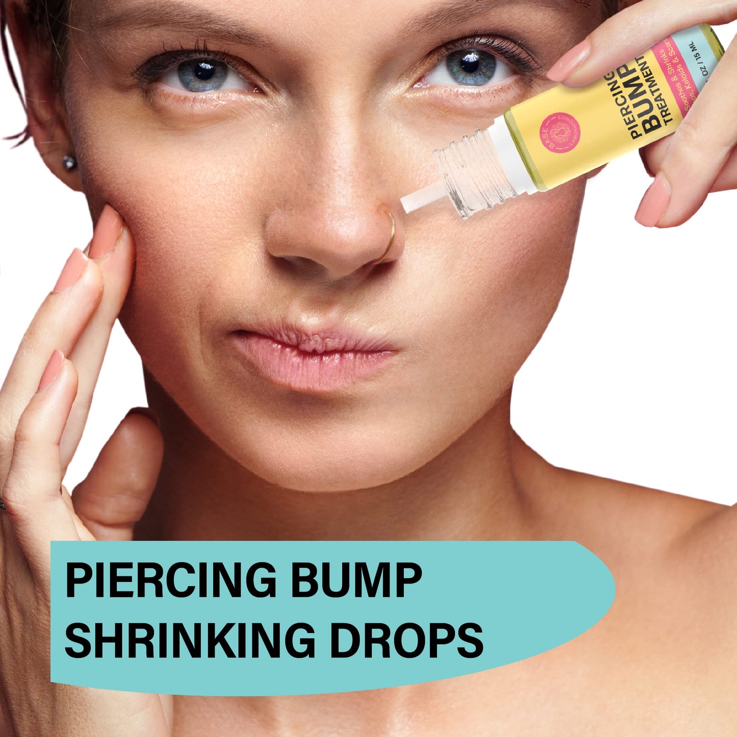 BASE LABORATORIES Ultimate Healing Piercing Aftercare Kit | Piercing Aftercare Spray + Keloid Piercing Bump Treatment Oil + Piercing Cleaner Swabs | Keloid Bump Removal - Saline Solution for Piercings
