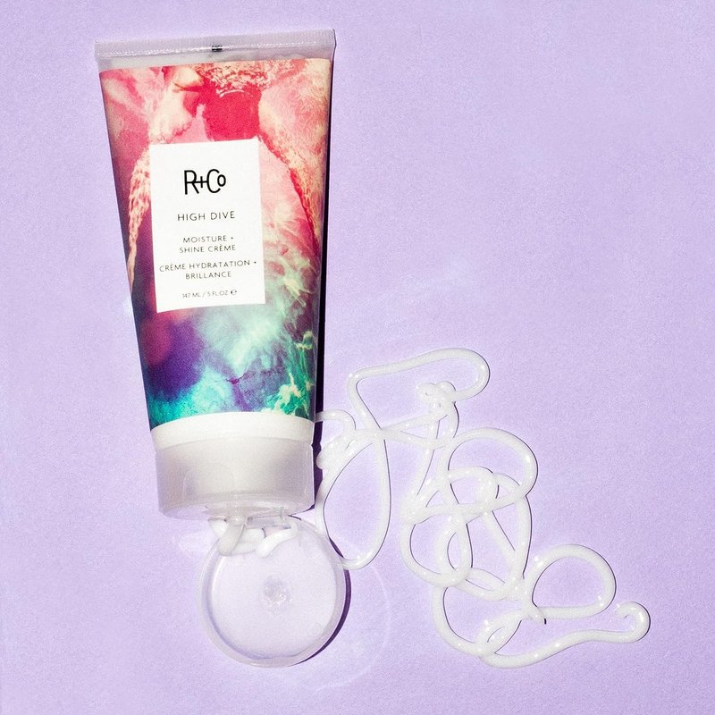 R+Co HIGH DIVE Leave-In Hydrating Cream - Moisture & Shine for Smooth, Frizz-Free Hair | Vegan, Color-Safe Formula