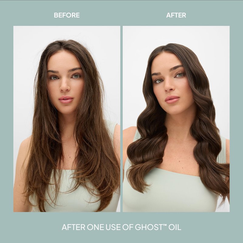 VERB Ghost Oil, 0.54 fl oz – Vegan Weightless Hair Oil- Nourishes and Promotes Shiny Hair – No Parabens or Harmful Sulfates
