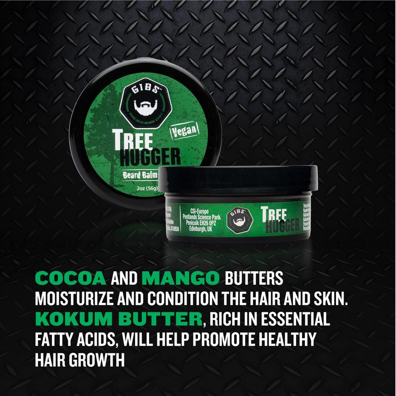 GIBS Grooming Tree Hugger Beard Balm Aid, 2 oz