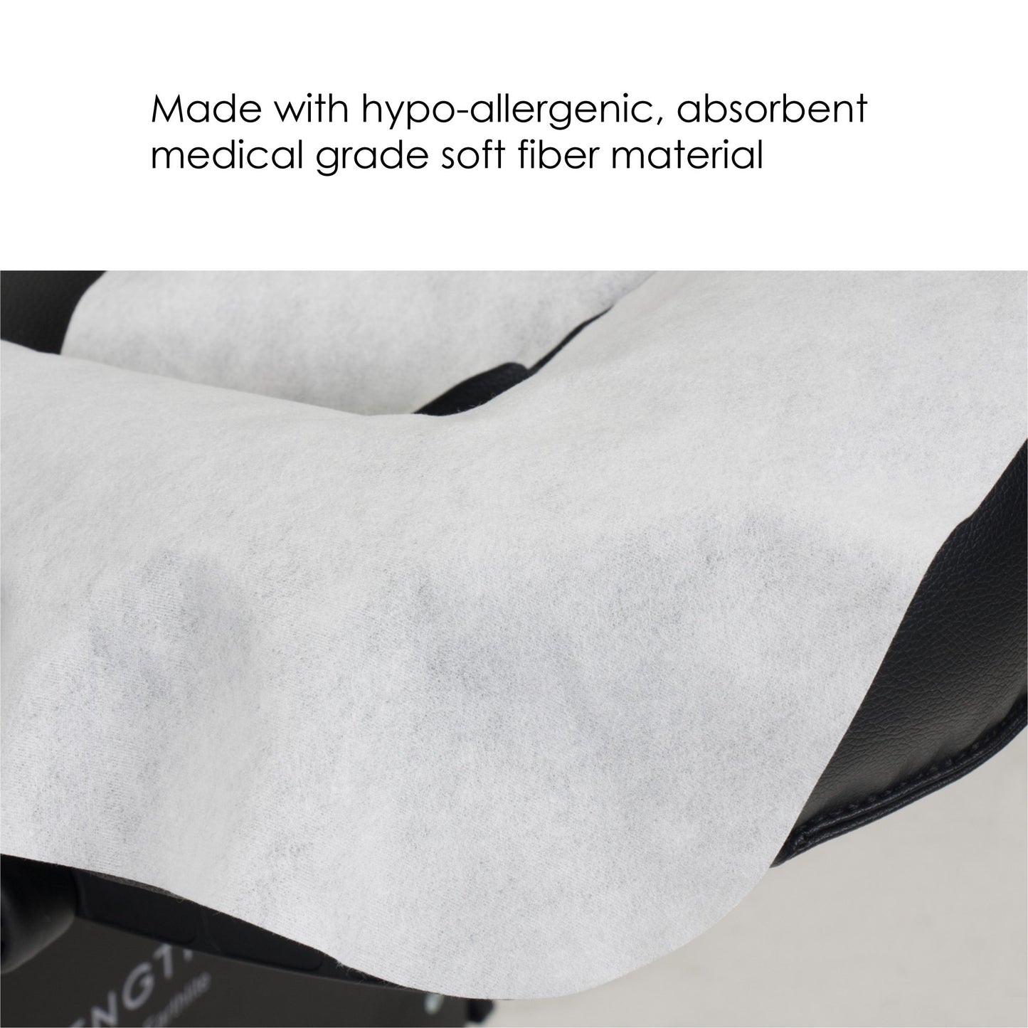 EarthLite Disposable Face Cradle Covers – Medical-Grade,Ultra Soft,Luxurious,Non-Sticking Massage Headrest Covers for Massage Tables &-Massage Chairs,(Pack of 12)
