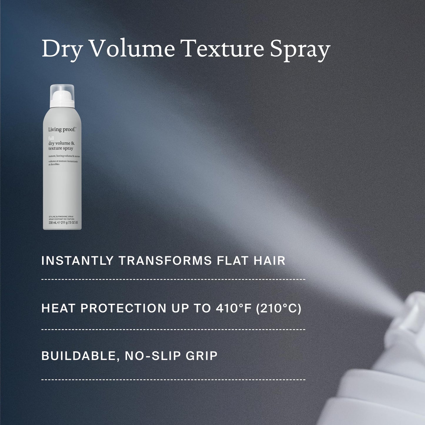 Living proof Travel Size Full Shampoo & Conditioner, and Full Size Dry Volume & Texture Spray Kit ($70 value)
