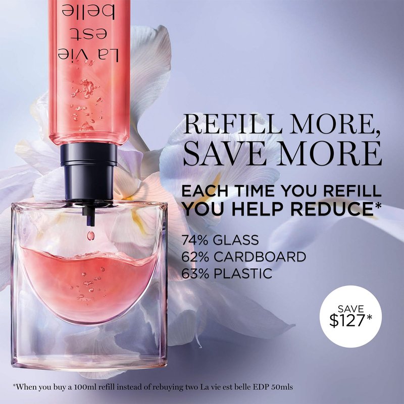 Lancôme La Vie Est Belle Eau de Parfum - Long Lasting Fragrance with Notes of Iris, Earthy Patchouli, Warm Vanilla & Spun Sugar - Floral & Sweet Women's Perfume, 5 Fl Oz