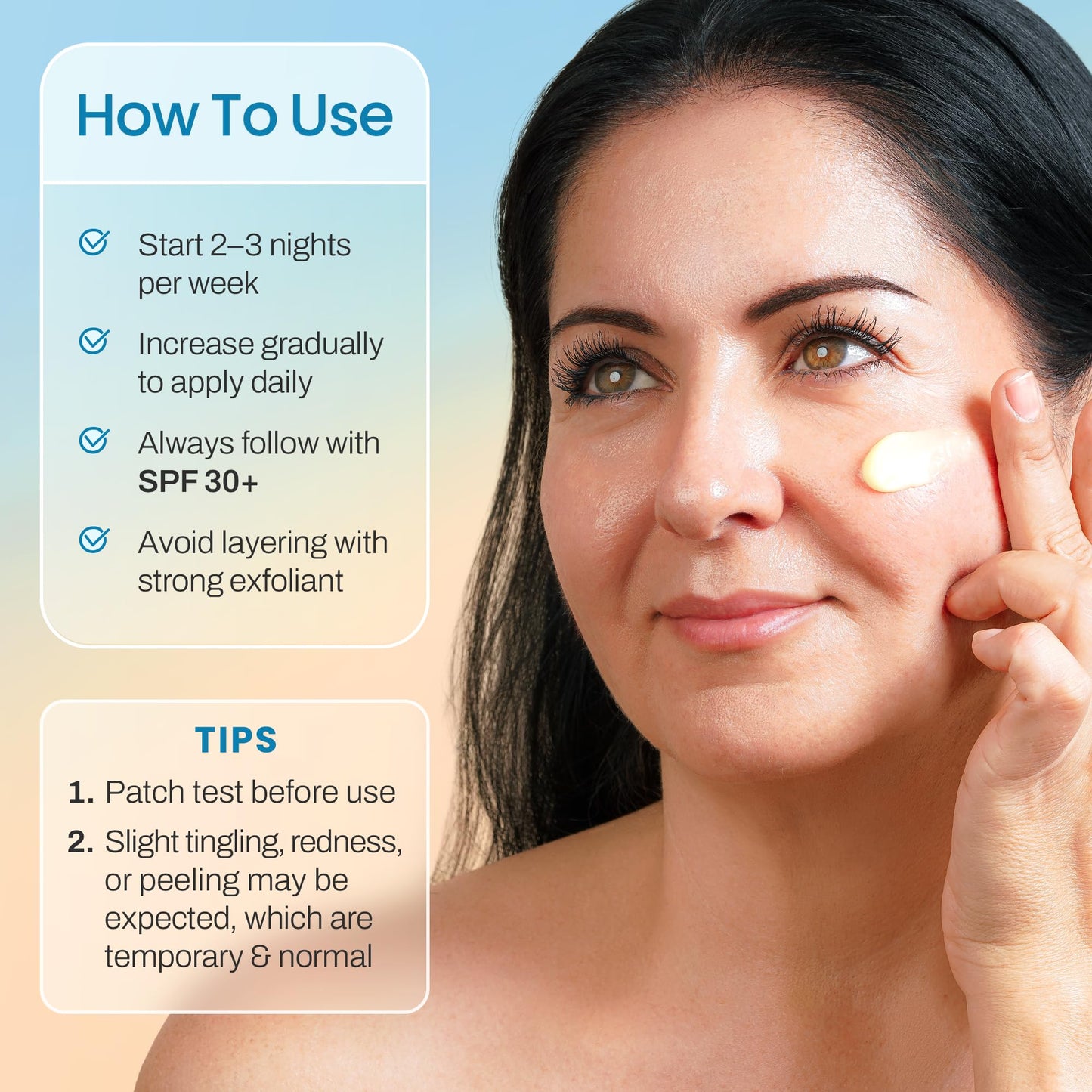 Ebanel Retinol Cream for Face 3.5Oz with Collagen Peptide & Hyaluronic Acid