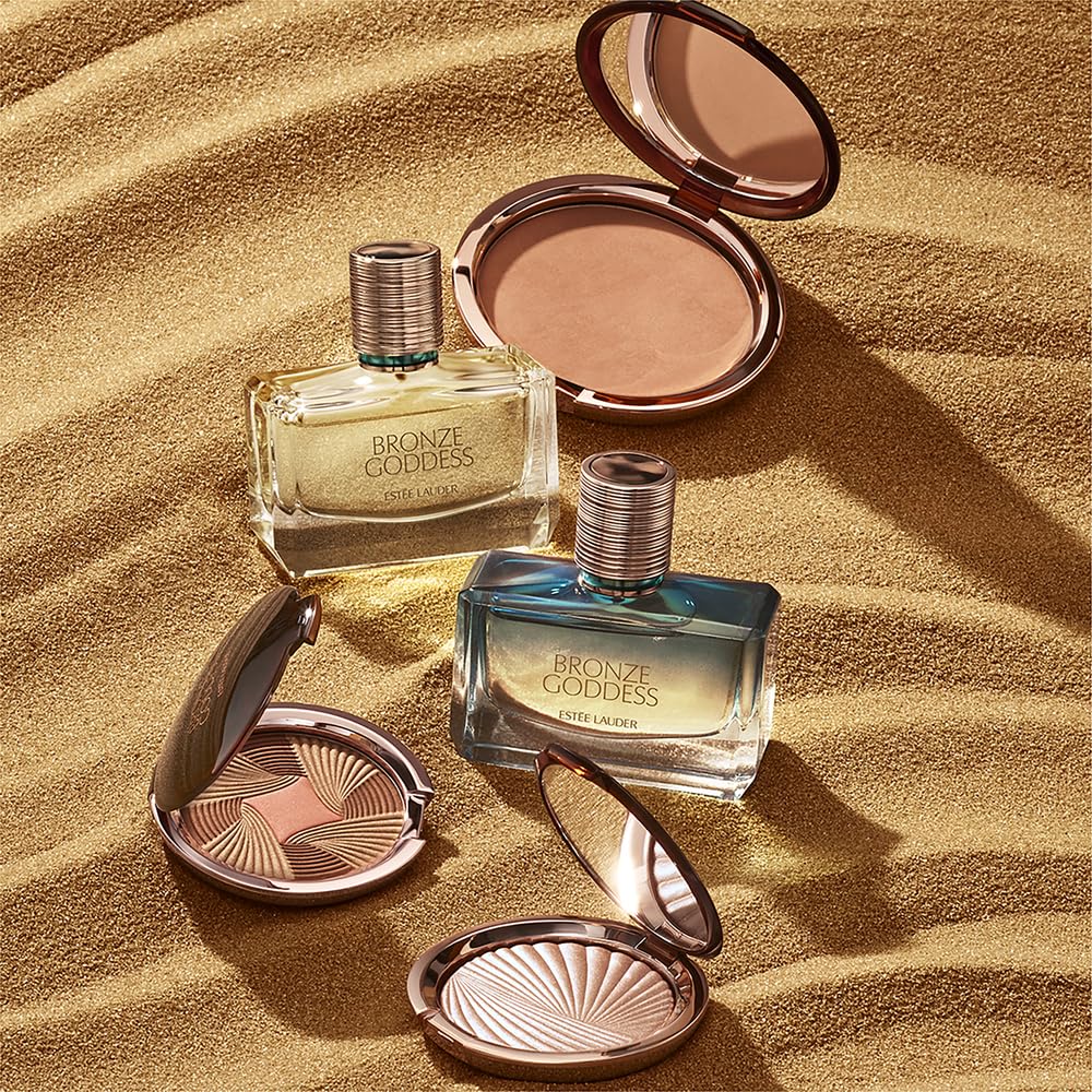 Estée Lauder Bronze Goddess Bronzer Powder | Matte Finish + Buildable Coverage, 0.74 Ounce, Medium Deep