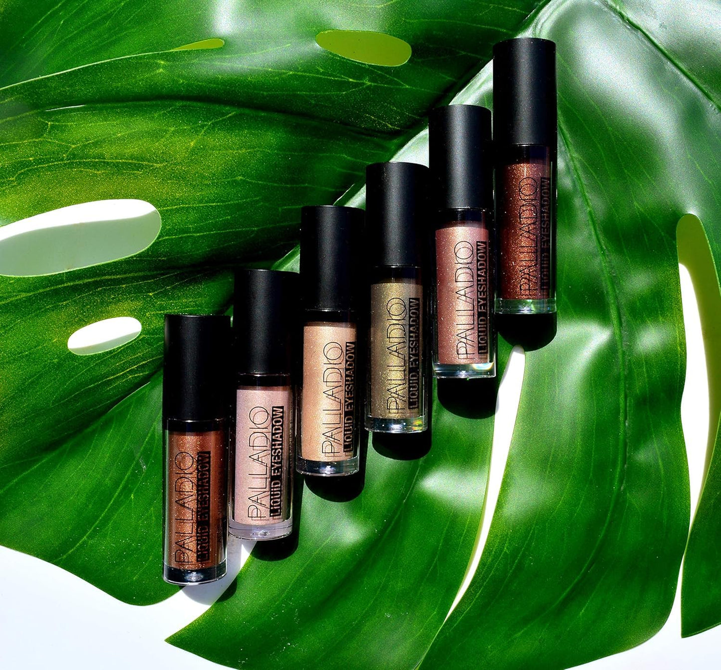 Palladio Liquid Eyeshadow - Creamy Shimmery Formula with Flexible Applicator | Long-Lasting Sunstone Color