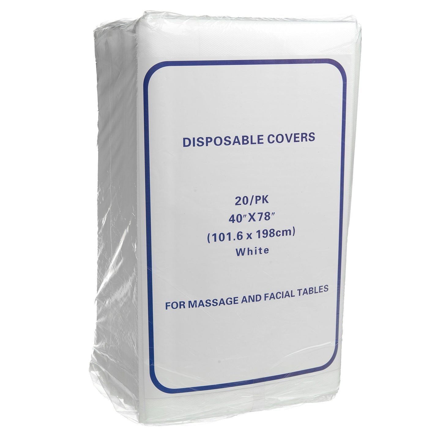 Beauty-Spa-Medical Disposable Massage Table Sheets, Non-Woven Bed Sheet, Massage table Cover for Esthetician Bed, Wax and Lash Table, Massage Bed, Medical Bed, Spa Bed Cover, 20 Sheet 40"X78" by RSL89
