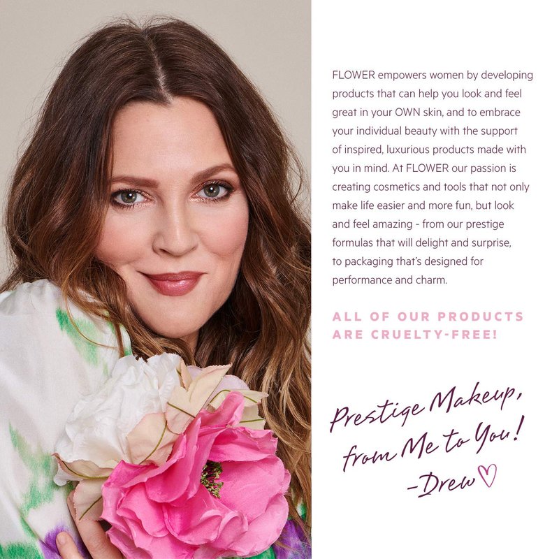 FLOWER BEAUTY By Drew Barrymore Light Illusion Full Coverage Concealer - Diffuse Dark Under Eye Circles + Blurs Blemishes - Weightless Formula + Crease Proof Makeup (Light Medium)