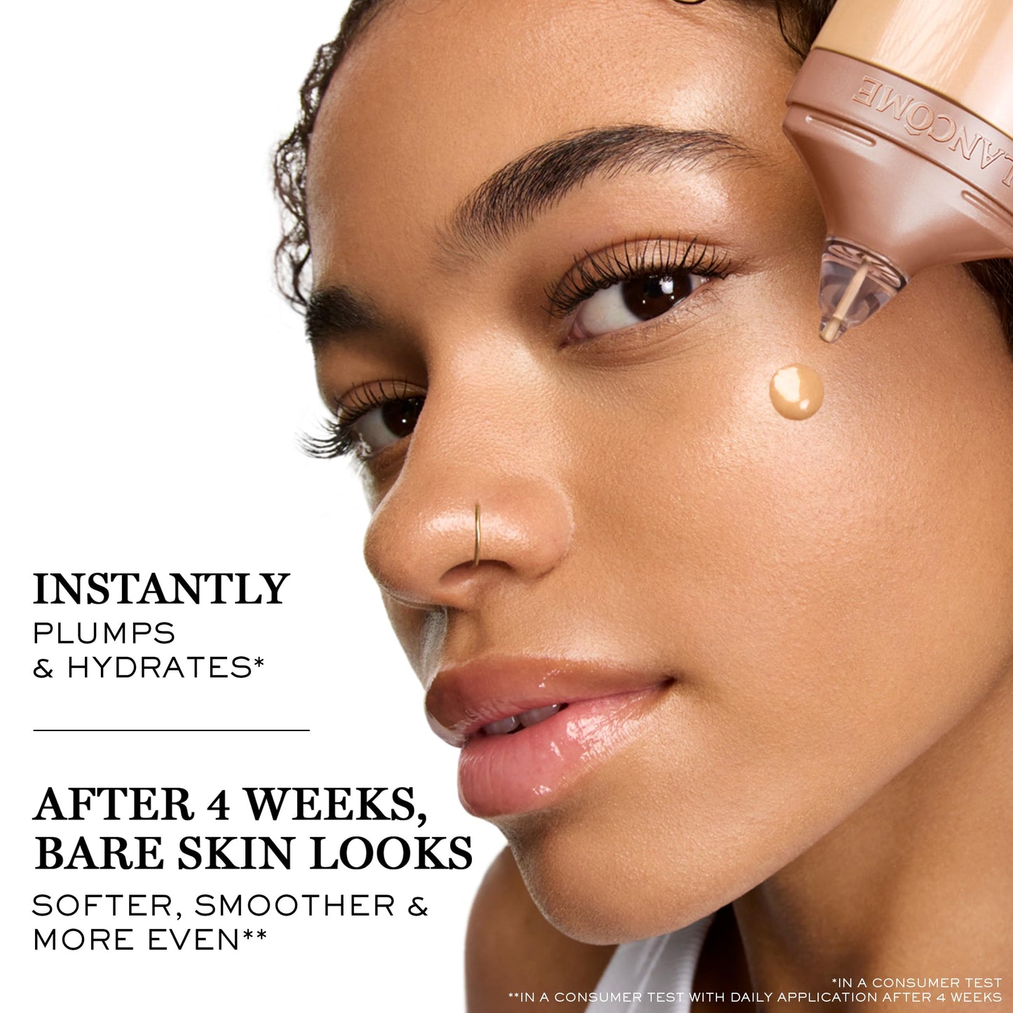 Lancôme Idôle 3 Serum Supertint Skin Tint - Dewy, Even tone with Niacinamide and Hyaluronic Acid for 24HR - Sheer to Buildable Coverage - Shade 34W