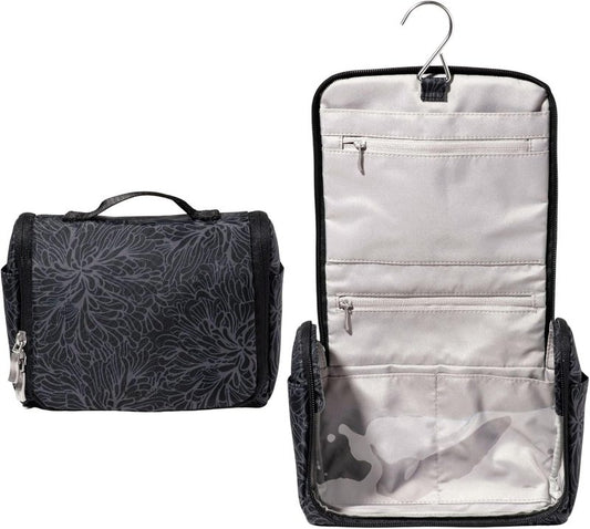 Baggallini Small Toiletry Kit - Lightweight 5x8 Inch Travel Makeup Bag | Water-Resistant Design
