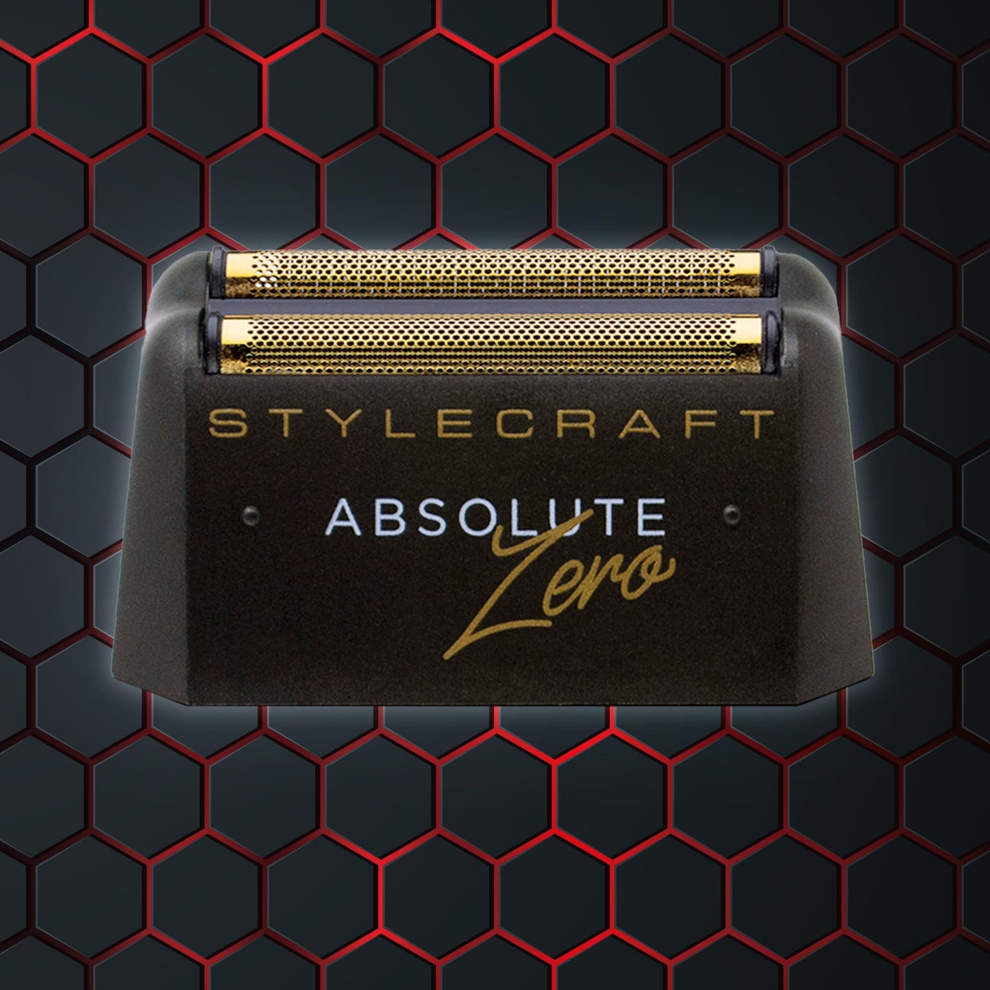 StyleCraft Replacement Gold Titanium Foil Head with Two Echo Cutters for Absolute Zero Men's Shaver