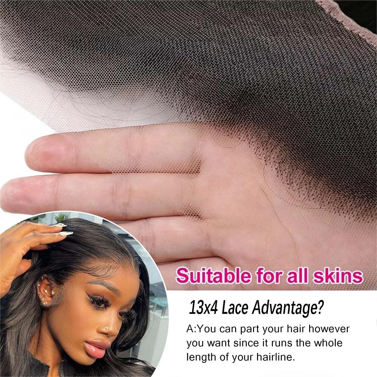 13x4 Lace Frontal Closure Body Wave