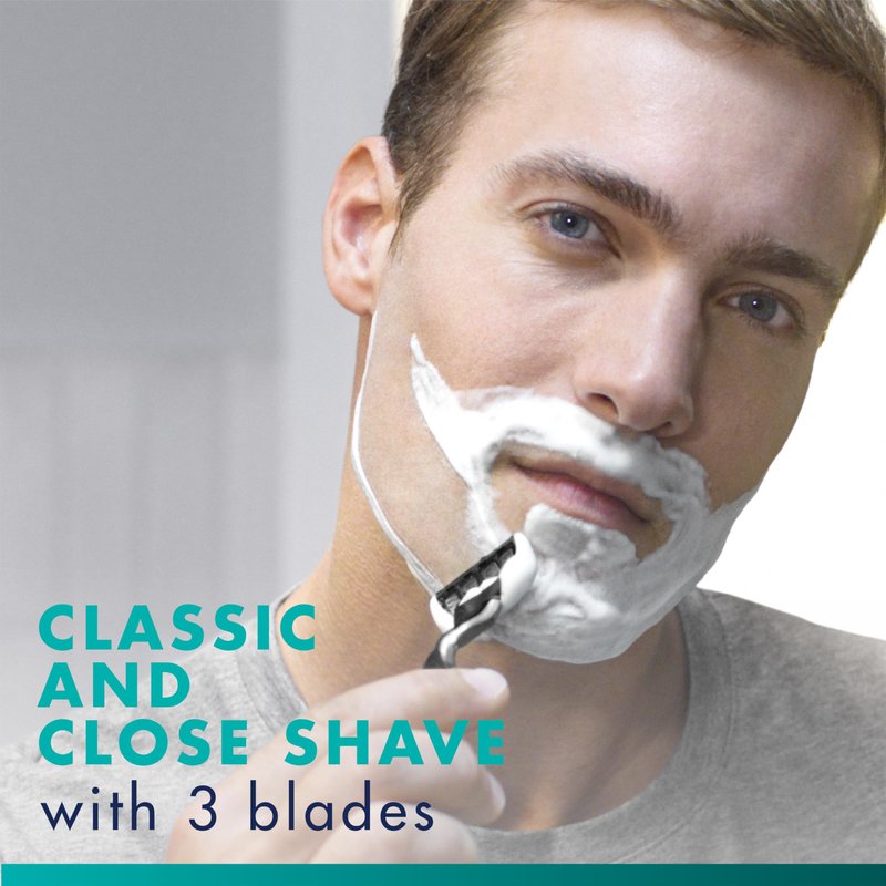 Gillette Mach3 Razor Refills for Men, 10 Razor Blade Refills