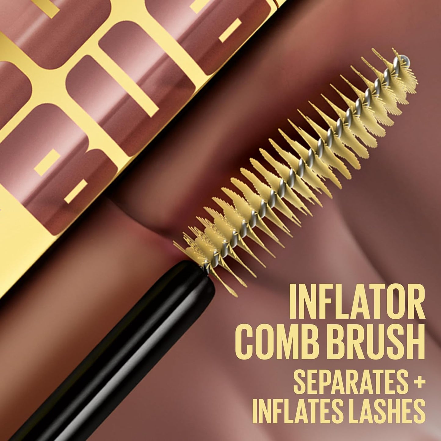 Maybelline The Colossal Bubble Mascara - Buildable Volume & Length for Bold, Separated Lashes | Blackest Black