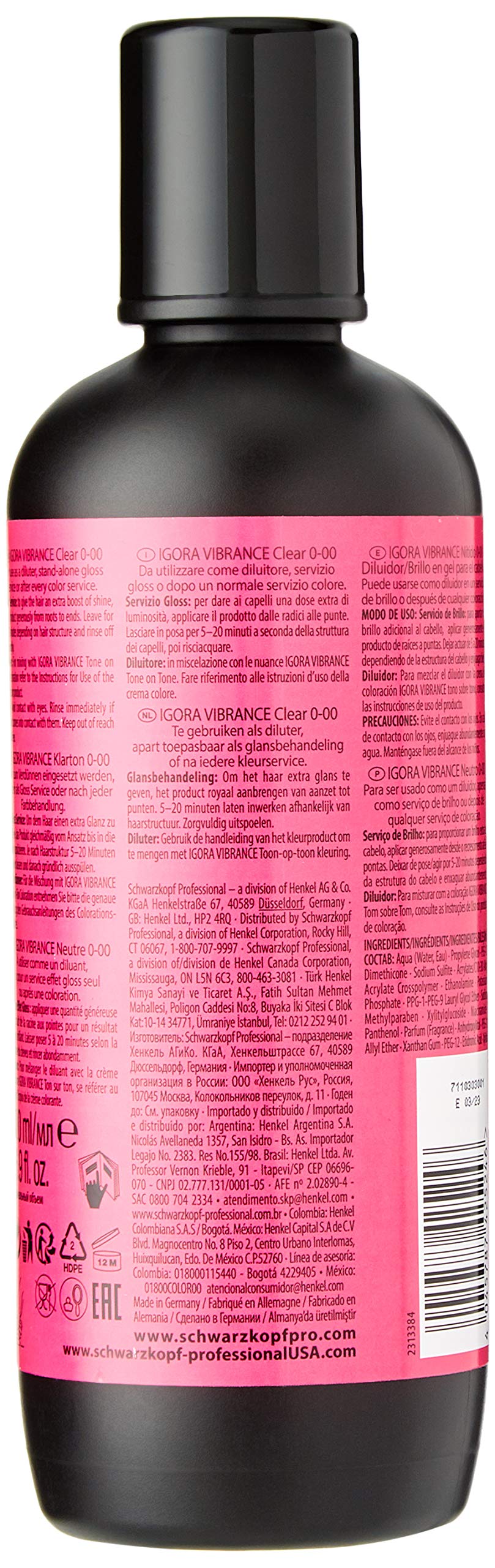 Igora Vibrance Clear 0-00 500Ml