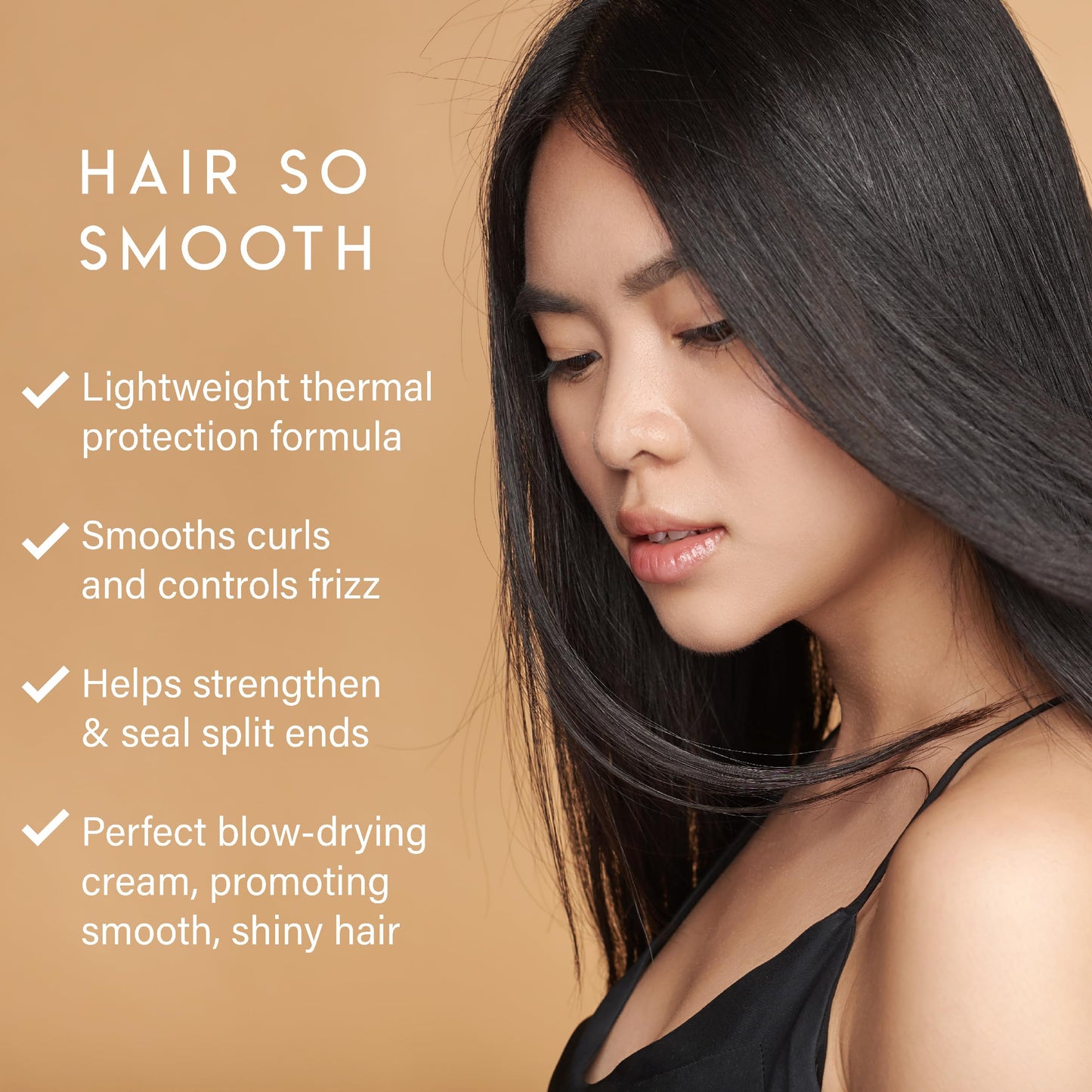 ALURAM Coconut Water Smoothing Cream, Frizz-Free Shine for All Hair Types, 6 Fl Oz
