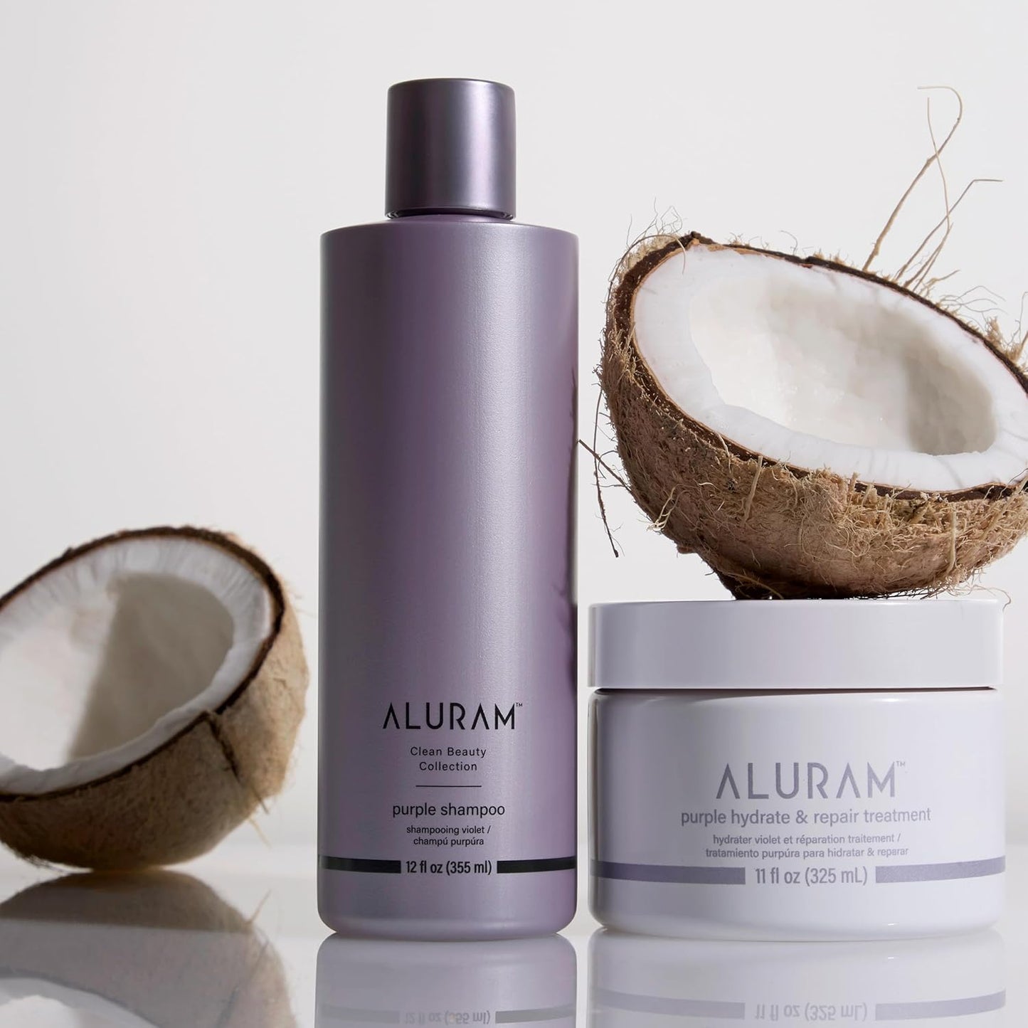 Coconut Water Purple Shampoo for Women - Boost Brightness & Banish Brass | All Hair Types