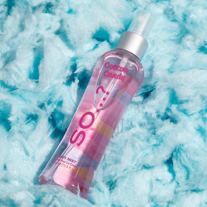 Cotton Candy Body Mist by So...? - Perfume for Women - Sweet Vanilla Perfume with Notes of Bergamot, Raspberry, Candy Floss - Gifts for Women - 3.5 oz