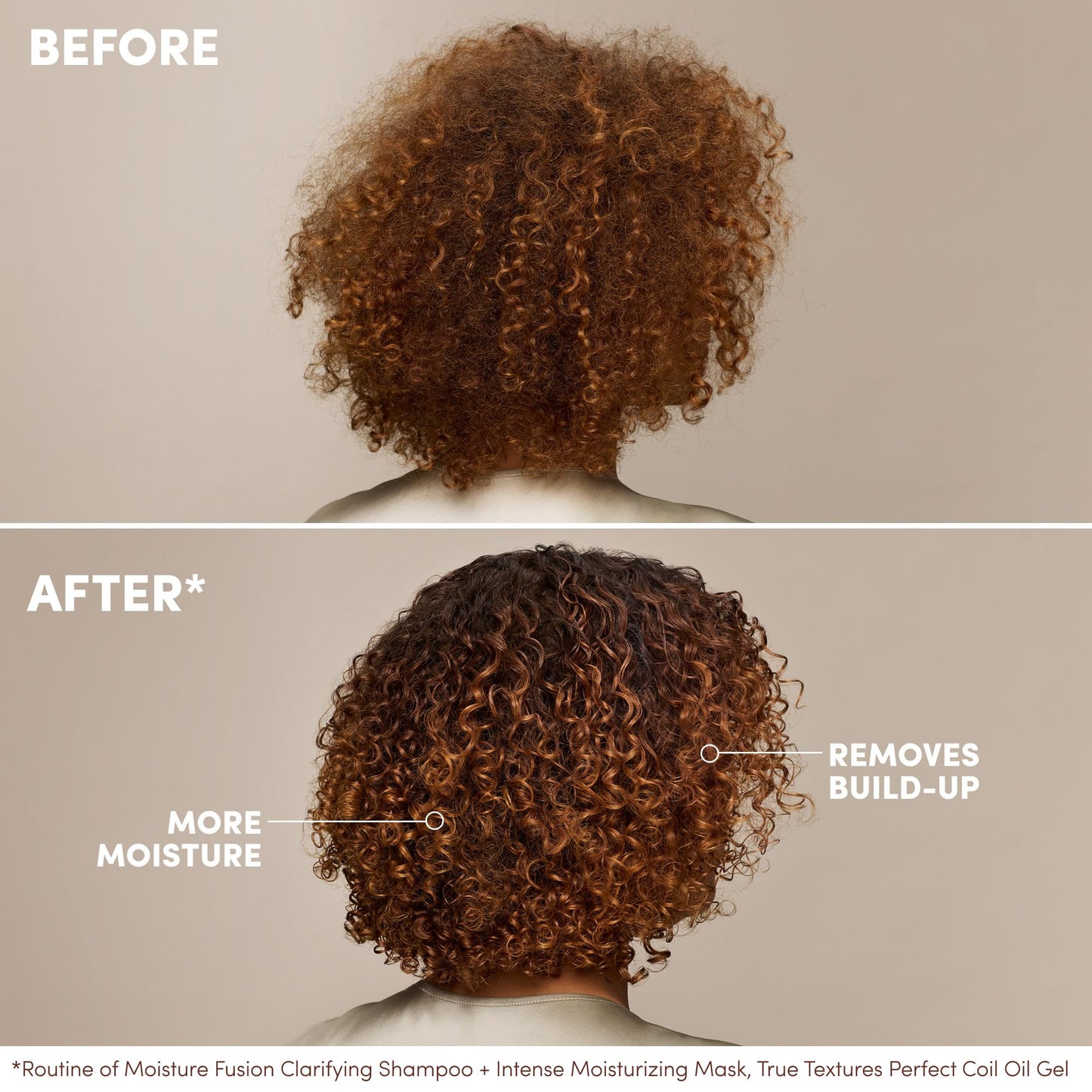 Mizani Moisture Fusion Gentle Clarifying Shampoo - Cleanses Hair to Get Rid Of Buildup, With Charcoal, For Curly Hair