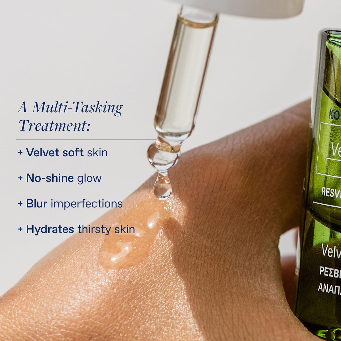 KORRES Santorini Grape Velvet Skin Drink - Hydrating Serum with Resveratrol & Grape Extract | 0.5 fl oz