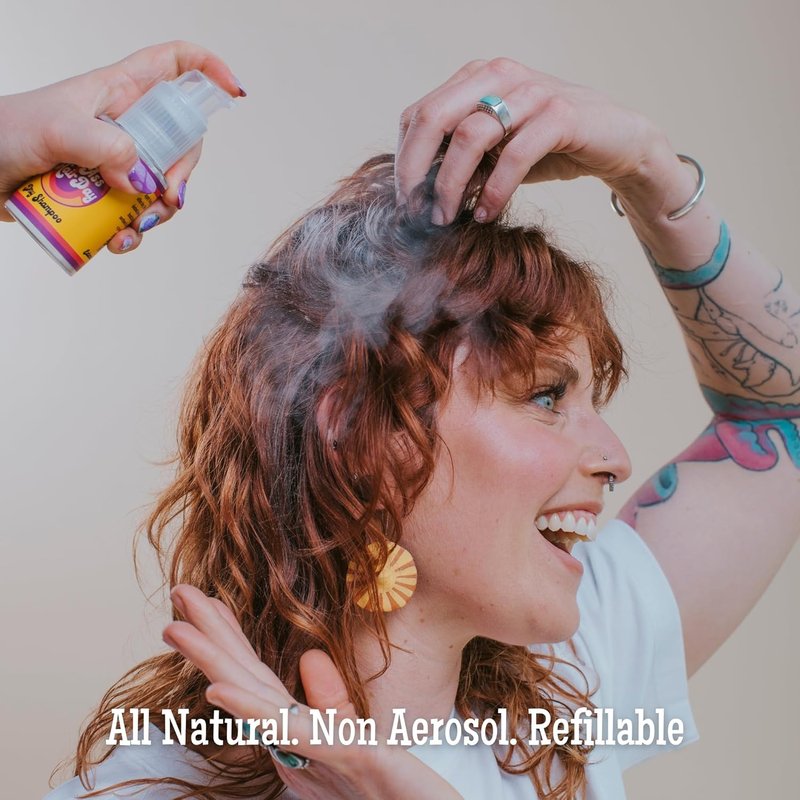 Hair Day Dry Shampoo Powder - Non-Aerosol, Talc-Free, All-Natural Vanilla Scent | Absorbs Oil & Refreshes Hair