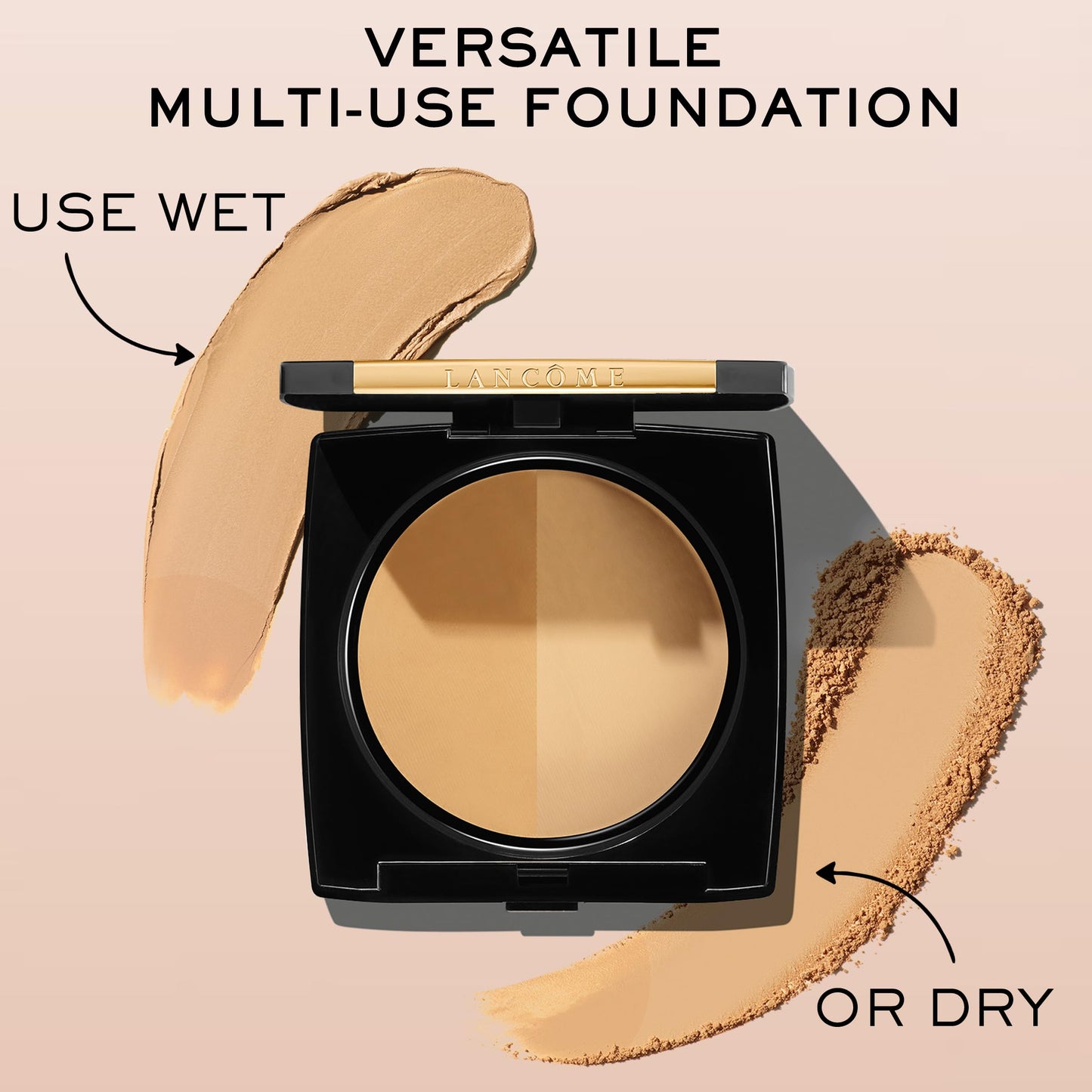 Lancôme Dual Finish Powder Foundation - Natural Finish, Sheer-to-Full Coverage, Longwear Powder Foundation, Controls Shine - 310 Bisque II Cool