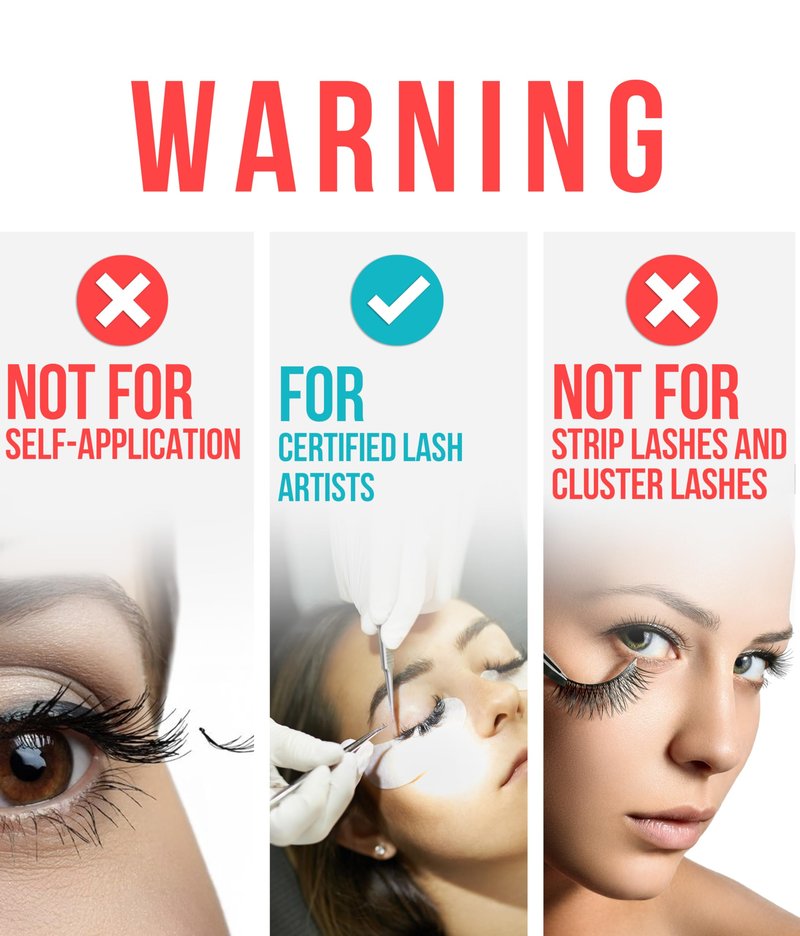 STACY LASH Extra Strong Evolution Eyelash Extension Glue (0.34 fl.oz/10 ml)/1-2 Sec Dry/Retention – 8 Weeks/Black Adhesive/Lash Tech Supplies