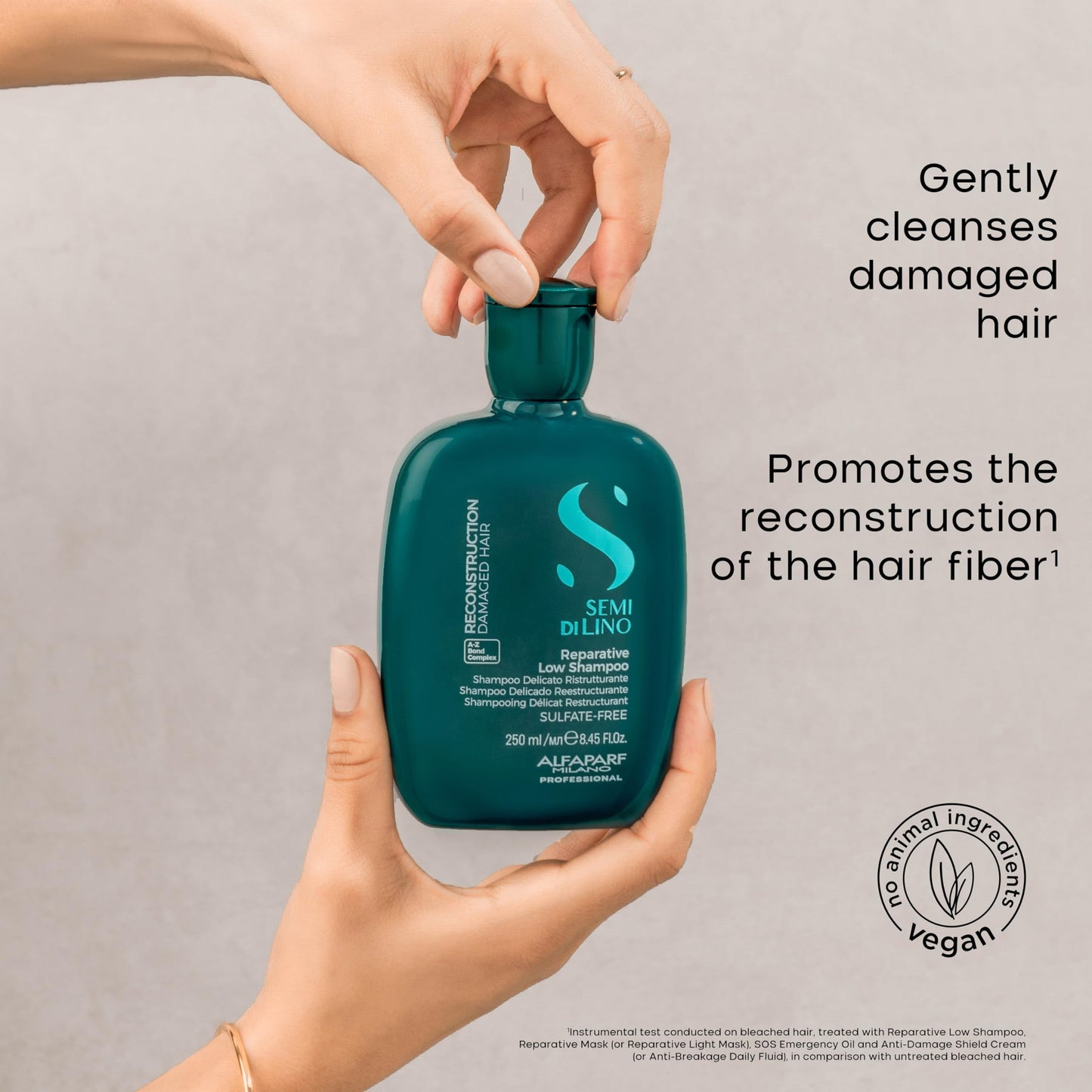 ALFAPARF MILANO Semi di Lino Bond Repair Shampoo for Damaged Hair