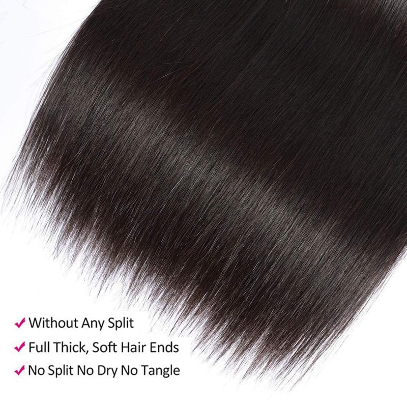 Straight Bundles Human Hair one Bundle 100g/pack 20 Inch 12A Brazilian Hair Single Black Bundles