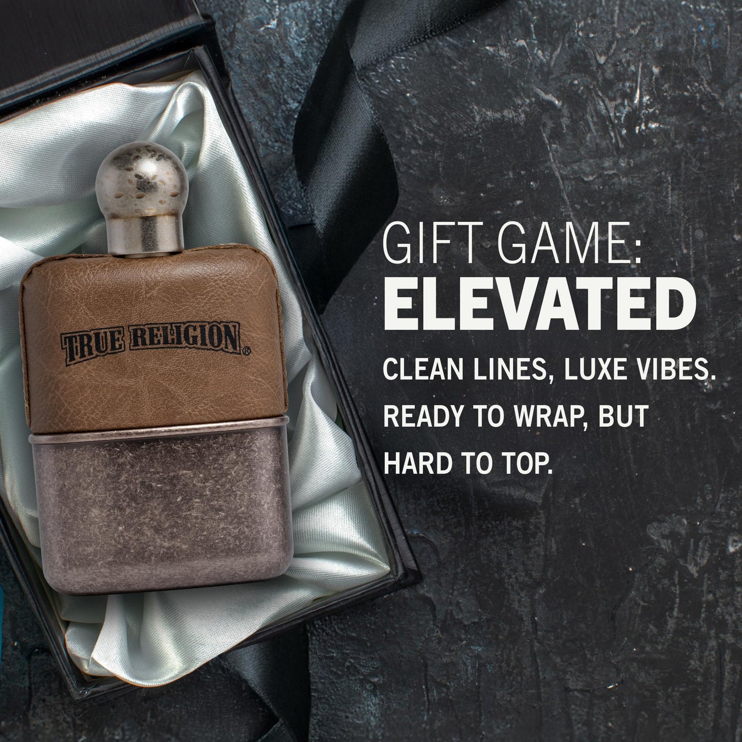 True Religion for Men Original Scent - Mens Cologne, Long Lasting Perfume, Men's Fragrance, Eau de Toilette Spray with Notes of Cardamom, Pepper & Cedarwood - 3.4 fl oz / 100 ml