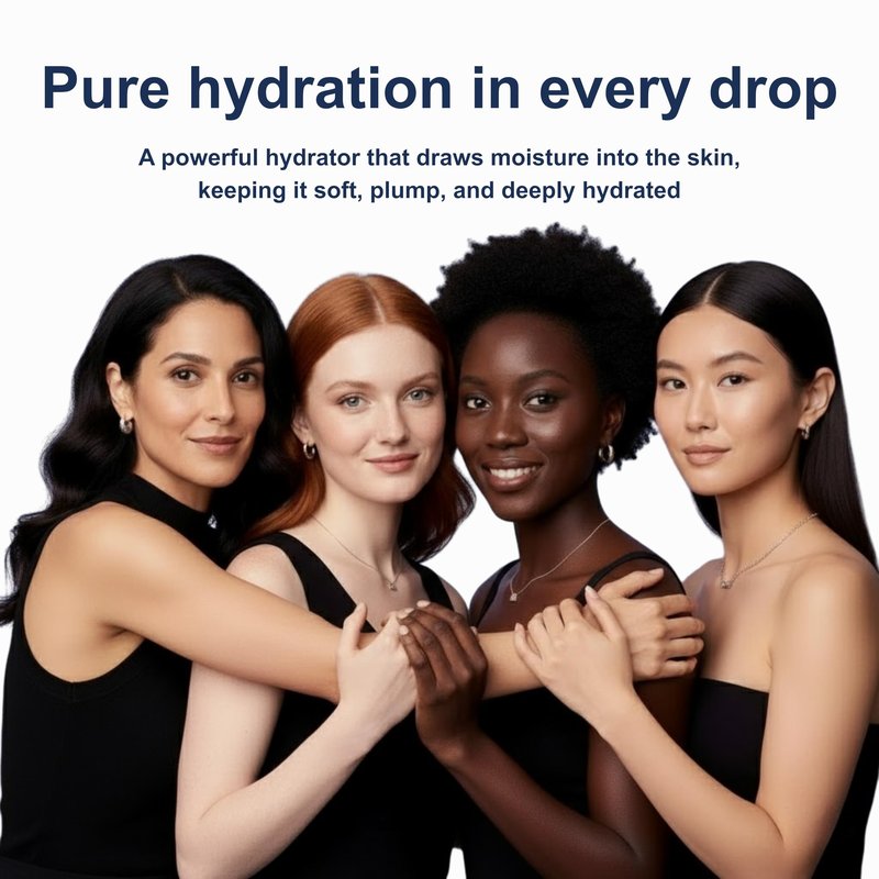 Hyaluronic Acid Serum with Vitamin B5 for Face | Lightweight Hydrating Face Serum for Dry & Sensitive Skin | 4 Types of HA at 2% with Vitamin C & E | Oil-Free & Fragrance-Free, 4 fl oz
