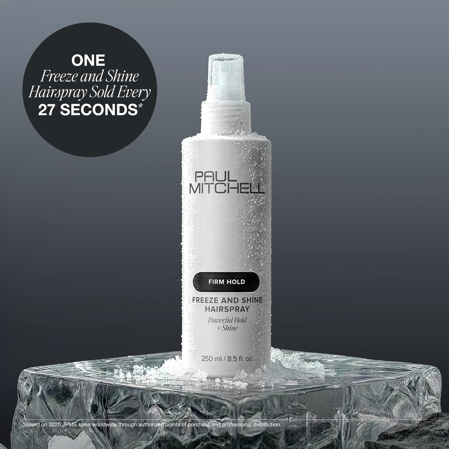 Paul Mitchell Freeze and Shine Hairspray, Powerful Hold + Shine, For Coarse Hair, 16.9 fl oz