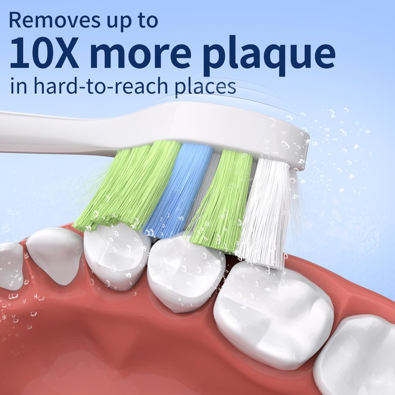 Utimcare Replacement Toothbrush Heads Compatible with Philips Sonicare ProtectiveClean C2 G2 W 4100 5100 5300 Plaque Control Electric Toothbrush, Soft, 10 Pack Refills.