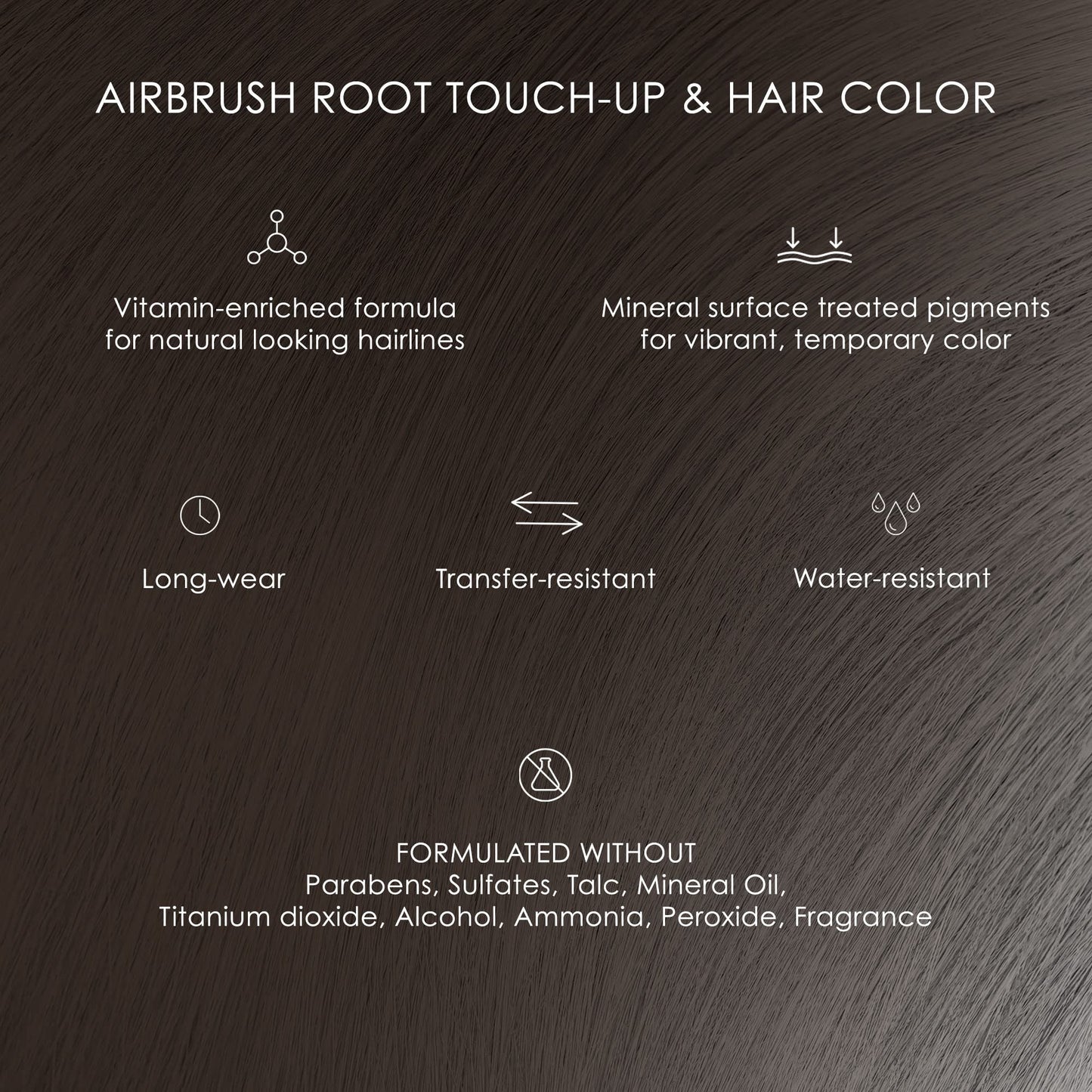 Temptu Airpod Airbrush Root Touch-Up & Hair Color , Brown/Black