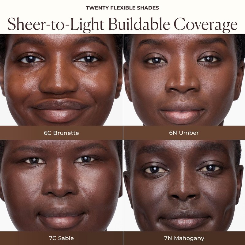 Laura Mercier Tinted Moisturizer Natural Dewy with SPF 30: 24HR+ Hydration, Long Lasting, Sheer to Light, Buildable Coverage, Dewy Finish, Improve Skin Tone and Texture, Skin Tint, Sable